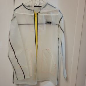 Vans Thread It clear vinyl rain jacket